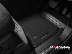 Land Rover Defender D110 & D130 Floor Mats - Carpet by Urban Automotive - With Logo Land Rover Defender D110 & D130 Floor Mats - Carpet by Urban Automotive - With Logo