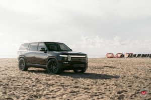 Rivian R1S Custom Wheels - S17-01 by Vossen - Satin Black