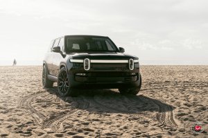 Rivian R1S Custom Wheels - S17-01 by Vossen - Satin Black