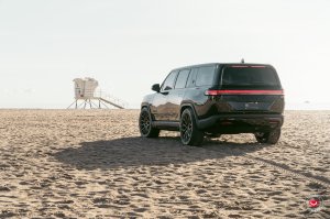 Rivian R1S Custom Wheels - S17-01 by Vossen - Satin Black