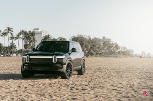 Rivian R1S Custom Wheels - S17-01 by Vossen - Satin Black