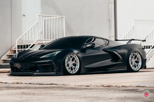 Chevrolet Corvette C8 Custom Wheels - LC3-01 by Vossen - Polished
