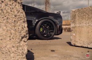 Chevrolet Corvette C7 Custom Wheels - EVO-4R by Vossen - Satin Black