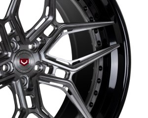Chevrolet Corvette C7 Custom Wheels - EVO-4R by Vossen - Satin Black