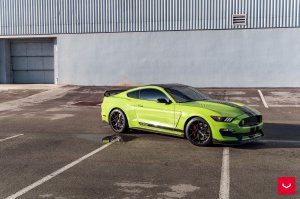 Ford Mustang Custom Wheels - HF-5 by Vossen - Satin Black