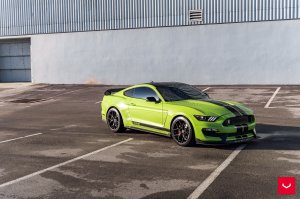 Ford Mustang Custom Wheels - HF-5 by Vossen - Satin Black
