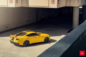 Ford Mustang Custom Wheels - HF-5 by Vossen - Satin Black