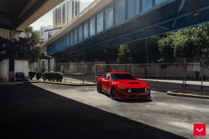 Ford Mustang Custom Wheels - HF-5 by Vossen - Satin Black