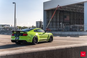 Ford Mustang Custom Wheels - HF-5 by Vossen - Satin Black