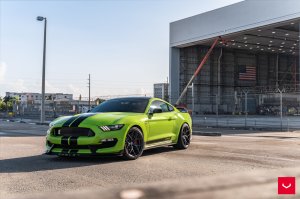 Ford Mustang Custom Wheels - HF-5 by Vossen - Satin Black