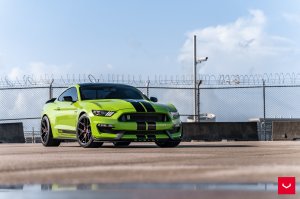 Ford Mustang Custom Wheels - HF-5 by Vossen - Satin Black