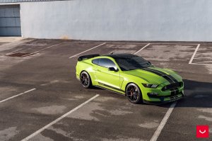 Ford Mustang Custom Wheels - HF-5 by Vossen - Satin Black