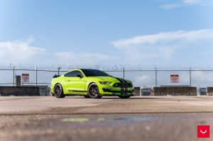 Ford Mustang Custom Wheels - HF-5 by Vossen - Satin Black
