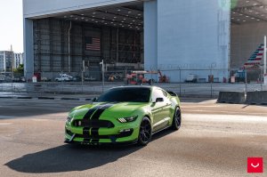 Ford Mustang Custom Wheels - HF-5 by Vossen - Satin Black