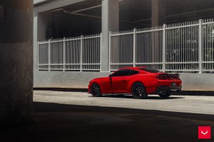 Ford Mustang Custom Wheels - HF-5 by Vossen - Satin Black