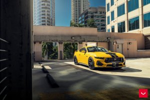 Ford Mustang Custom Wheels - HF-5 by Vossen - Satin Black