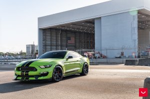 Ford Mustang Custom Wheels - HF-5 by Vossen - Satin Black