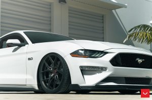 Ford Mustang Custom Wheels - HF-5 by Vossen - Matte Gunmetal