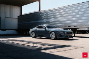 Ford Mustang Custom Wheels - HFX-1 by Vossen - Polished Silver