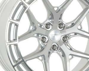 Ford Mustang Custom Wheels - HFX-1 by Vossen - Polished Silver