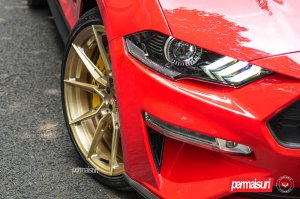 Ford Mustang Custom Wheels - EVO-2R by Vossen - Patina Gold