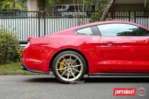 Ford Mustang Custom Wheels - EVO-2R by Vossen - Patina Gold