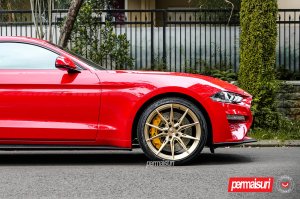 Ford Mustang Custom Wheels - EVO-2R by Vossen - Patina Gold