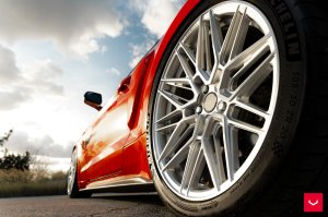 Ford Mustang Custom Wheels - HF-7 by Vossen - Polished Silver Ford Mustang Custom Wheels - HF-7 by Vossen - Polished Silver