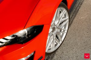 Ford Mustang Custom Wheels - HF-7 by Vossen - Polished Silver Ford Mustang Custom Wheels - HF-7 by Vossen - Polished Silver