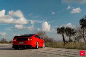 Ford Mustang Custom Wheels - HF-7 by Vossen - Polished Silver Ford Mustang Custom Wheels - HF-7 by Vossen - Polished Silver