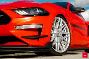 Ford Mustang Custom Wheels - HF-7 by Vossen - Polished Silver Ford Mustang Custom Wheels - HF-7 by Vossen - Polished Silver