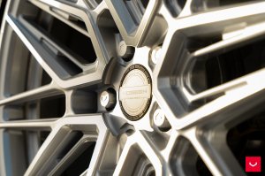 Ford Mustang Custom Wheels - HF-7 by Vossen - Polished Silver Ford Mustang Custom Wheels - HF-7 by Vossen - Polished Silver