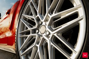 Ford Mustang Custom Wheels - HF-7 by Vossen - Polished Silver Ford Mustang Custom Wheels - HF-7 by Vossen - Polished Silver