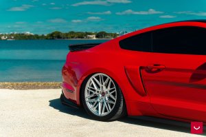 Ford Mustang Custom Wheels - HF-7 by Vossen - Polished Silver Ford Mustang Custom Wheels - HF-7 by Vossen - Polished Silver