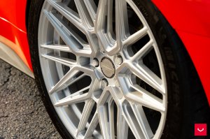 Ford Mustang Custom Wheels - HF-7 by Vossen - Polished Silver Ford Mustang Custom Wheels - HF-7 by Vossen - Polished Silver