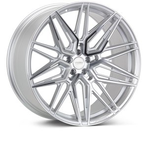 Ford Mustang Custom Wheels - HF-7 by Vossen - Polished Silver Ford Mustang Custom Wheels - HF-7 by Vossen - Polished Silver