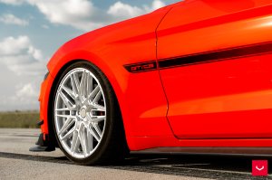 Ford Mustang Custom Wheels - HF-7 by Vossen - Polished Silver Ford Mustang Custom Wheels - HF-7 by Vossen - Polished Silver