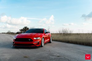 Ford Mustang Custom Wheels - HF-7 by Vossen - Polished Silver Ford Mustang Custom Wheels - HF-7 by Vossen - Polished Silver