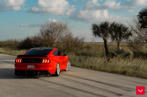 Ford Mustang Custom Wheels - HF-7 by Vossen - Polished Silver Ford Mustang Custom Wheels - HF-7 by Vossen - Polished Silver