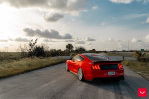 Ford Mustang Custom Wheels - HF-7 by Vossen - Polished Silver Ford Mustang Custom Wheels - HF-7 by Vossen - Polished Silver