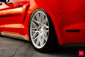 Ford Mustang Custom Wheels - HF-7 by Vossen - Polished Silver Ford Mustang Custom Wheels - HF-7 by Vossen - Polished Silver