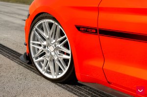 Ford Mustang Custom Wheels - HF-7 by Vossen - Polished Silver Ford Mustang Custom Wheels - HF-7 by Vossen - Polished Silver