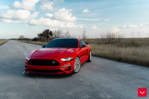 Ford Mustang Custom Wheels - HF-7 by Vossen - Polished Silver Ford Mustang Custom Wheels - HF-7 by Vossen - Polished Silver