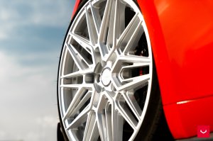 Ford Mustang Custom Wheels - HF-7 by Vossen - Polished Silver Ford Mustang Custom Wheels - HF-7 by Vossen - Polished Silver