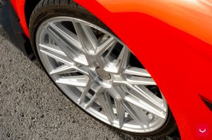 Ford Mustang Custom Wheels - HF-7 by Vossen - Polished Silver Ford Mustang Custom Wheels - HF-7 by Vossen - Polished Silver