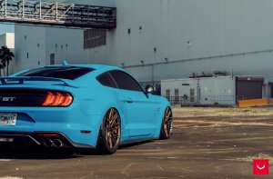 Ford Mustang Custom Wheels - HF-7 by Vossen - Satin Bronze