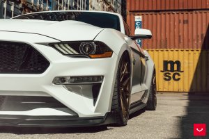 Ford Mustang Custom Wheels - HF-7 by Vossen - Satin Bronze