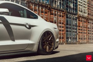 Ford Mustang Custom Wheels - HF-7 by Vossen - Satin Bronze