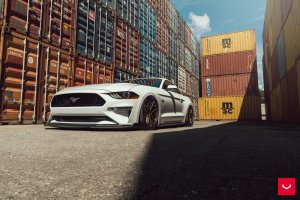 Ford Mustang Custom Wheels - HF-7 by Vossen - Satin Bronze