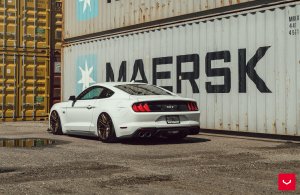 Ford Mustang Custom Wheels - HF-7 by Vossen - Satin Bronze